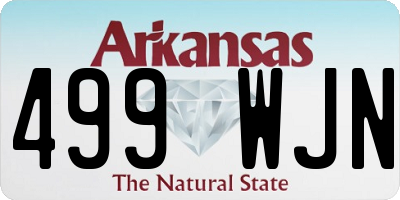 AR license plate 499WJN