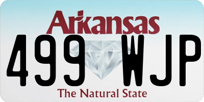 AR license plate 499WJP