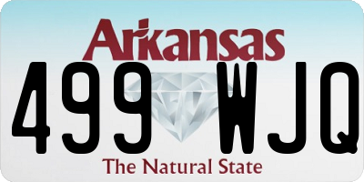 AR license plate 499WJQ