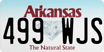 AR license plate 499WJS