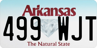 AR license plate 499WJT