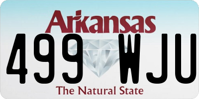AR license plate 499WJU