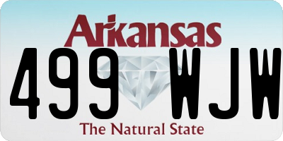 AR license plate 499WJW