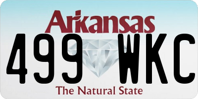 AR license plate 499WKC