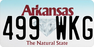 AR license plate 499WKG