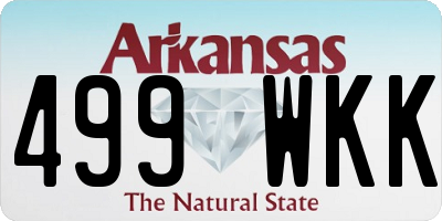 AR license plate 499WKK