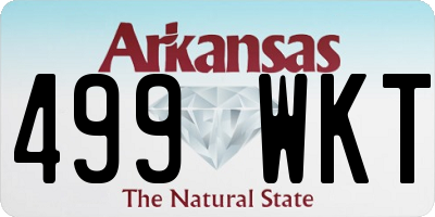 AR license plate 499WKT
