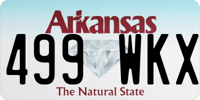 AR license plate 499WKX