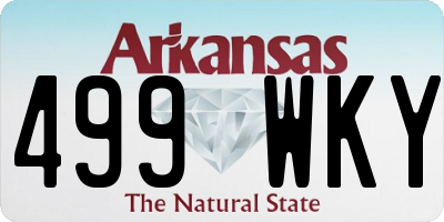AR license plate 499WKY