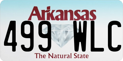 AR license plate 499WLC