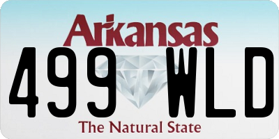 AR license plate 499WLD