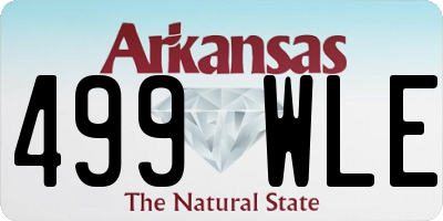 AR license plate 499WLE