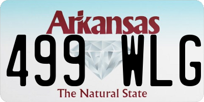 AR license plate 499WLG