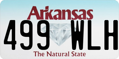 AR license plate 499WLH