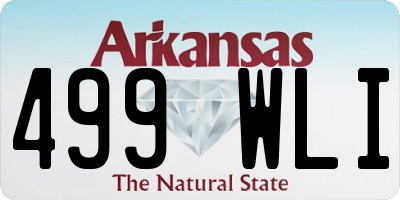 AR license plate 499WLI