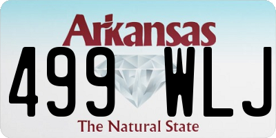 AR license plate 499WLJ