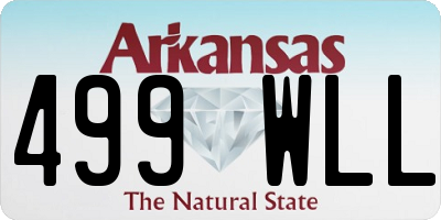 AR license plate 499WLL