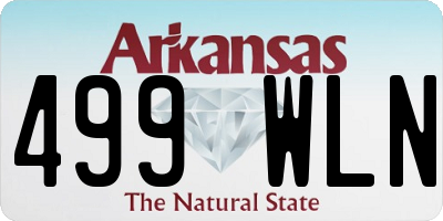 AR license plate 499WLN