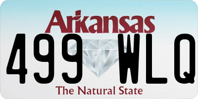 AR license plate 499WLQ