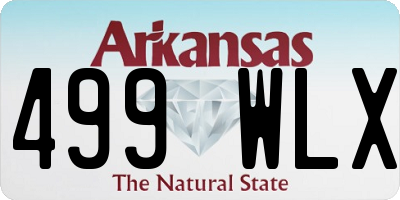 AR license plate 499WLX