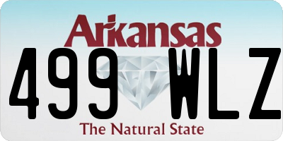 AR license plate 499WLZ