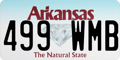 AR license plate 499WMB