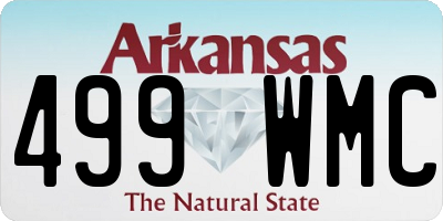 AR license plate 499WMC