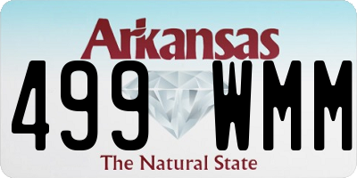 AR license plate 499WMM
