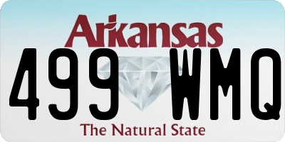 AR license plate 499WMQ