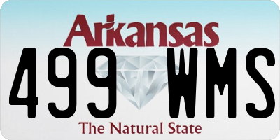 AR license plate 499WMS