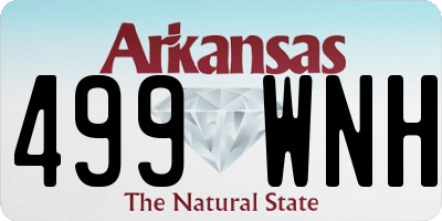 AR license plate 499WNH