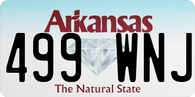 AR license plate 499WNJ