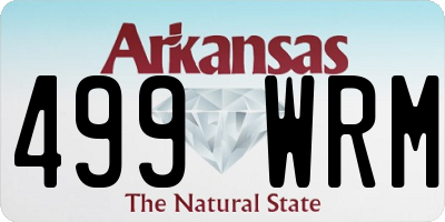 AR license plate 499WRM