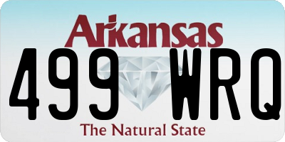 AR license plate 499WRQ
