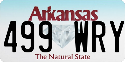 AR license plate 499WRY