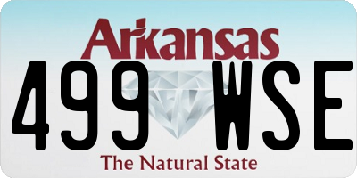 AR license plate 499WSE