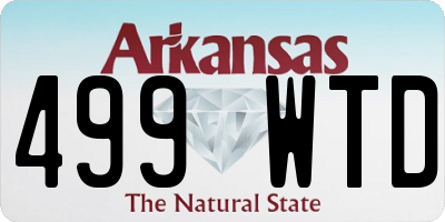 AR license plate 499WTD