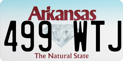 AR license plate 499WTJ