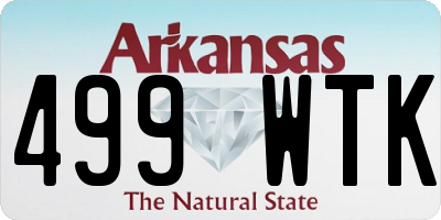 AR license plate 499WTK