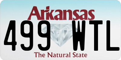 AR license plate 499WTL