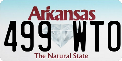 AR license plate 499WTO
