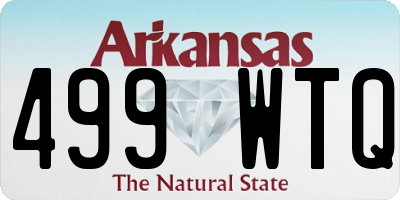 AR license plate 499WTQ