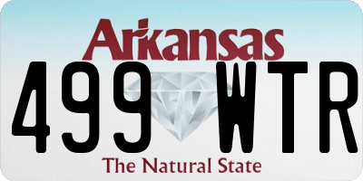 AR license plate 499WTR
