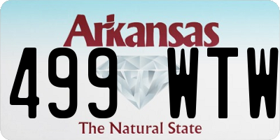 AR license plate 499WTW