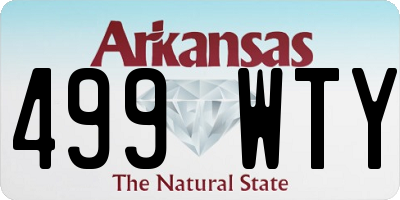 AR license plate 499WTY