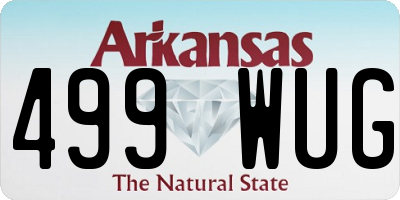 AR license plate 499WUG