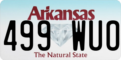 AR license plate 499WUO