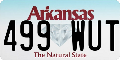 AR license plate 499WUT