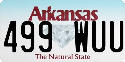 AR license plate 499WUU