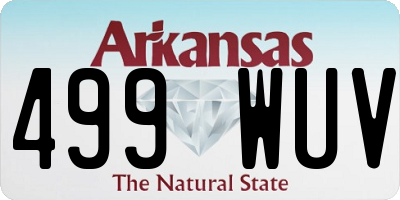 AR license plate 499WUV